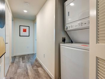 Washer/dryer in each unit